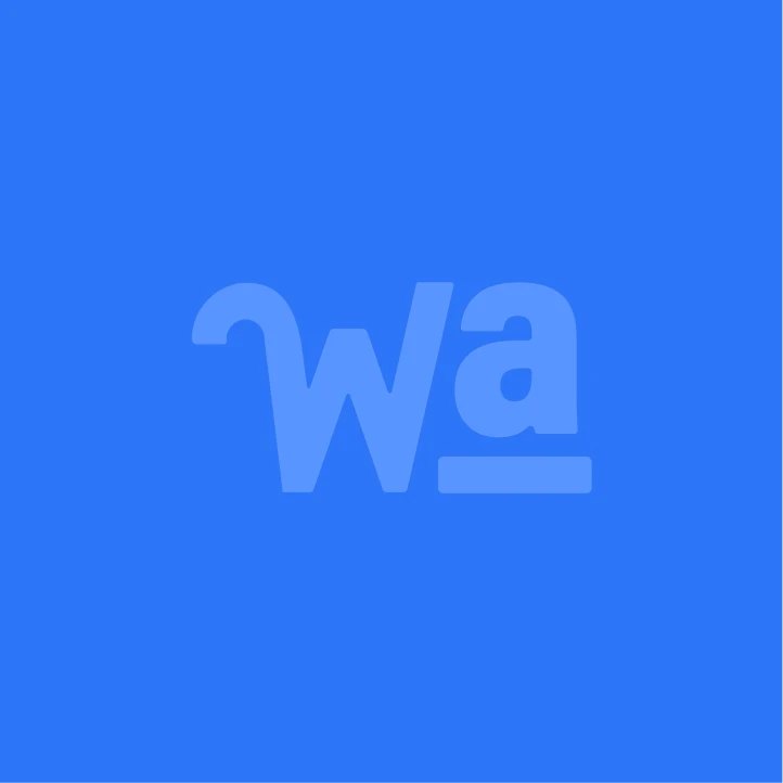 logotipo WALFITS en color azul