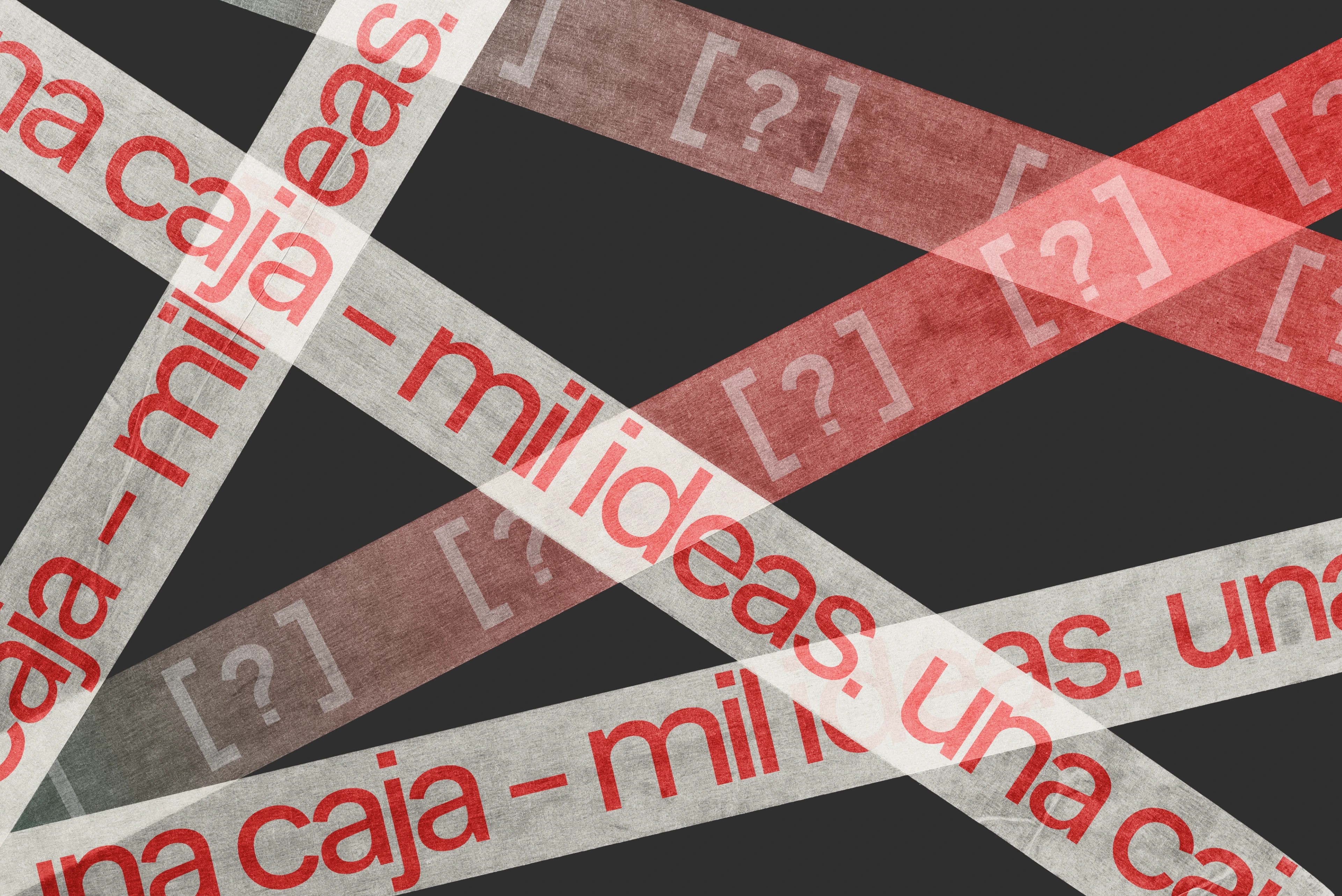 Cinta de embalaje con textos